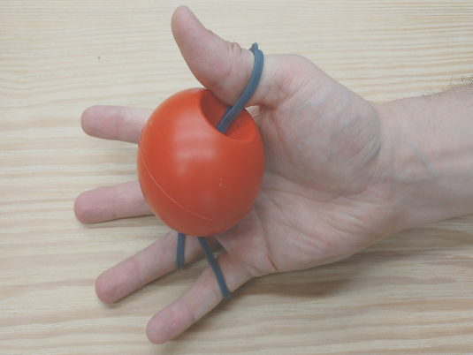 Fachgebiet Orthopädie in der Praxis für Ergotherapie Görden Finger Training Hand Ergotherapie